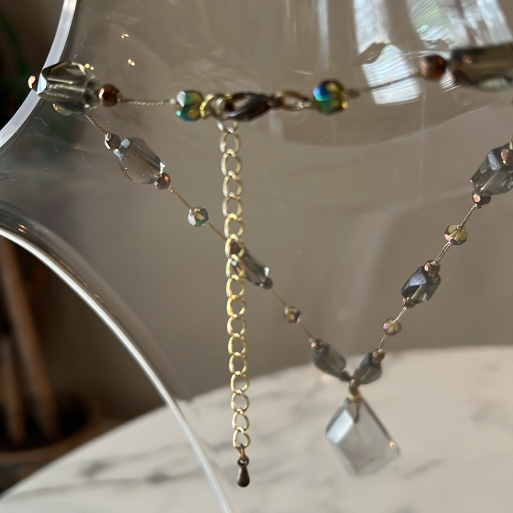 Premier Designs Iridescent Prism Necklace & Bracelet - Picture 4 of 6